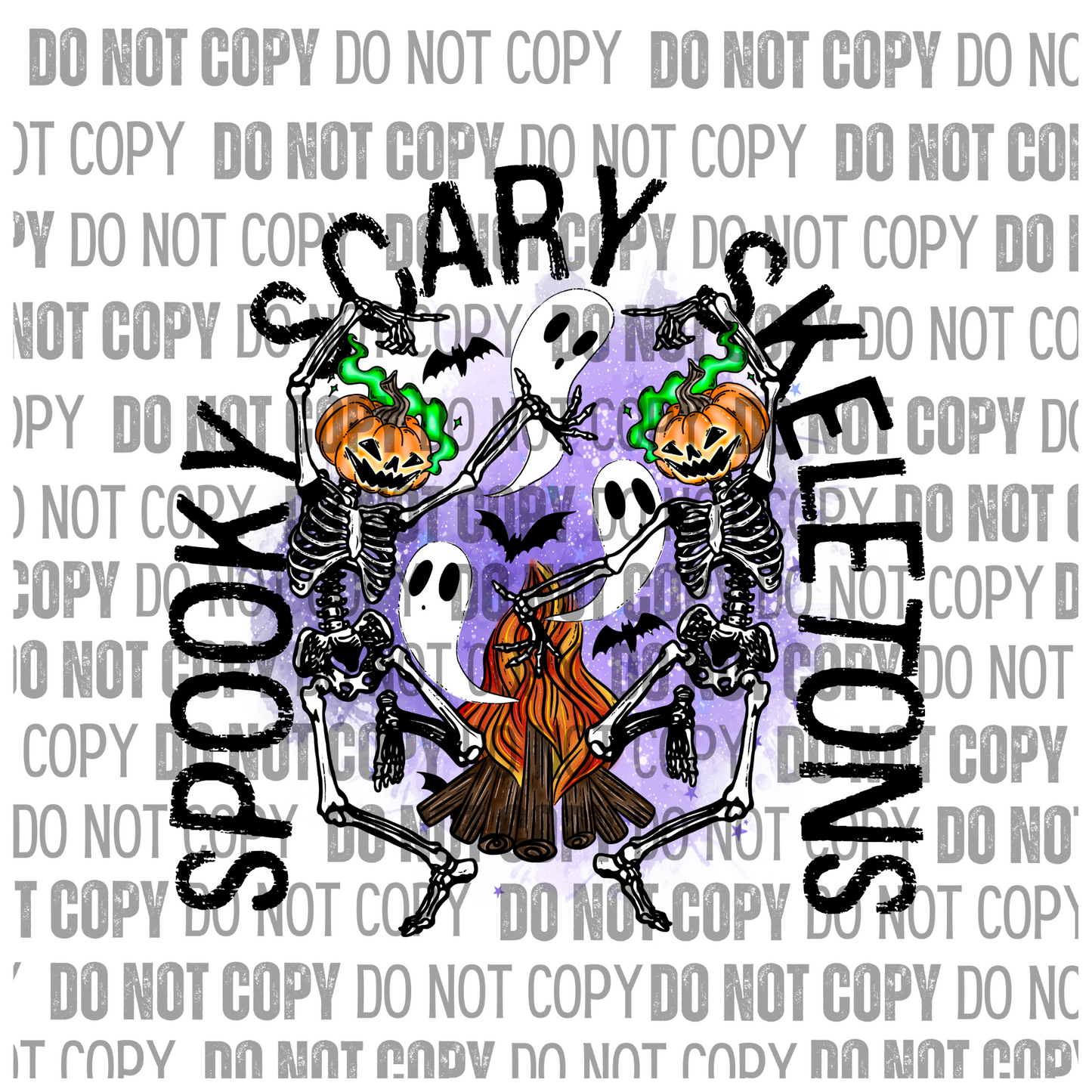 Spooky Scary Skeletons - Decal