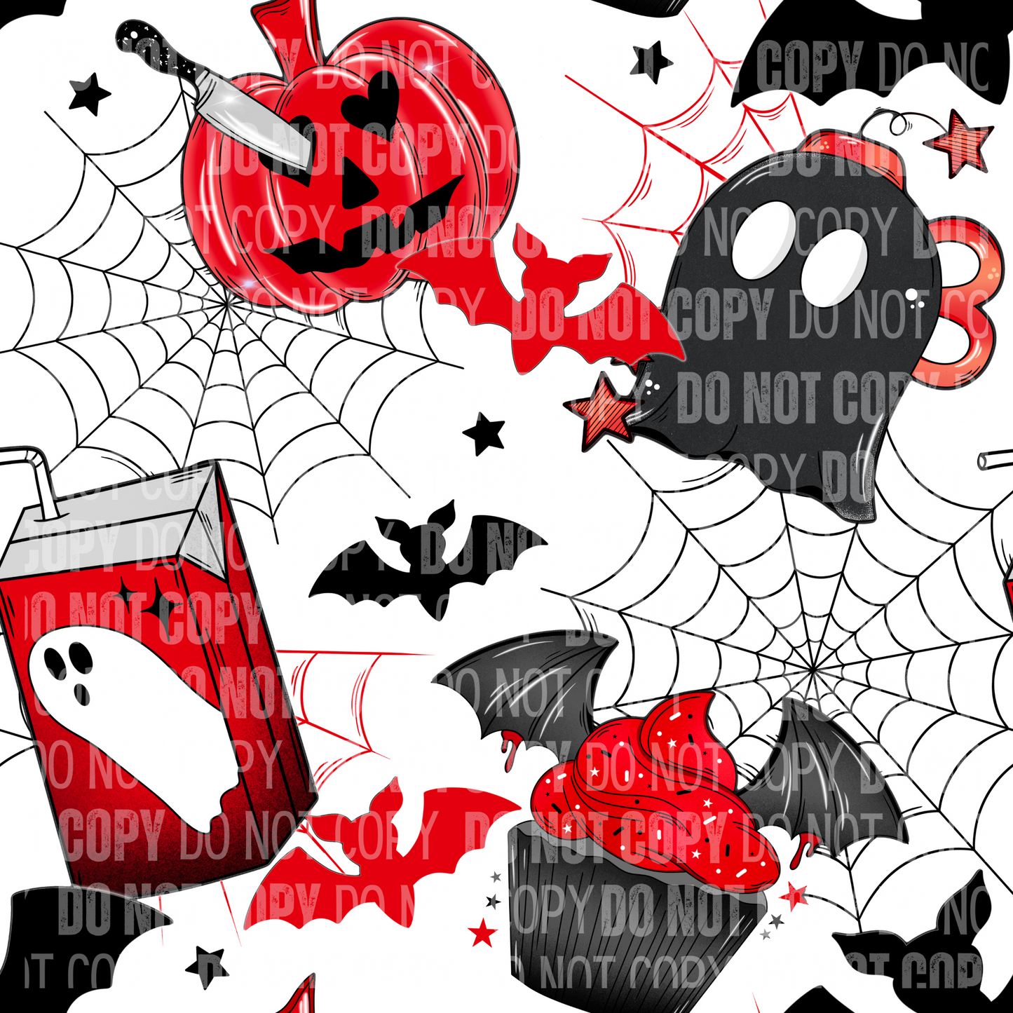 Spooky Doodles - Opaque Vinyl Sheet