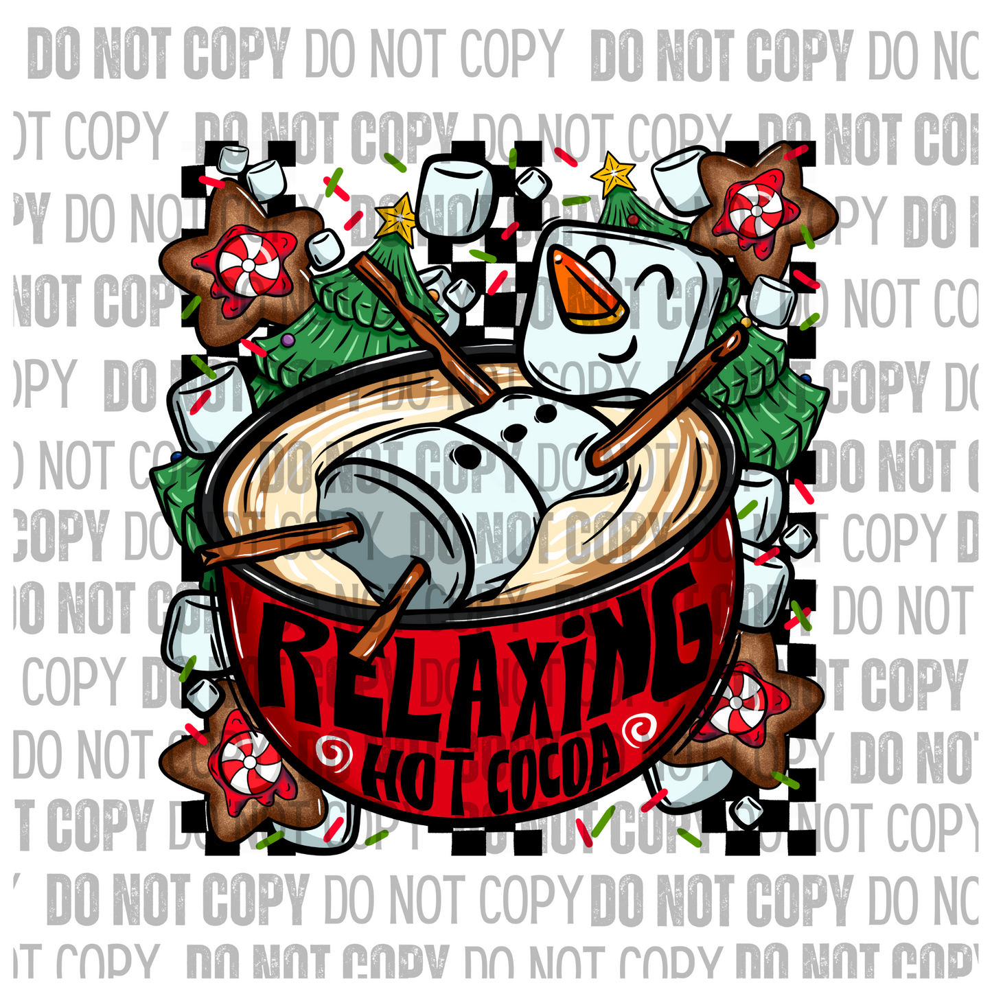 Relaxing Hot Cocoa - Decal
