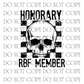 Honorary RBF Member - Decal