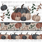 Watercolor Pumpkins - Tumbler Wrap