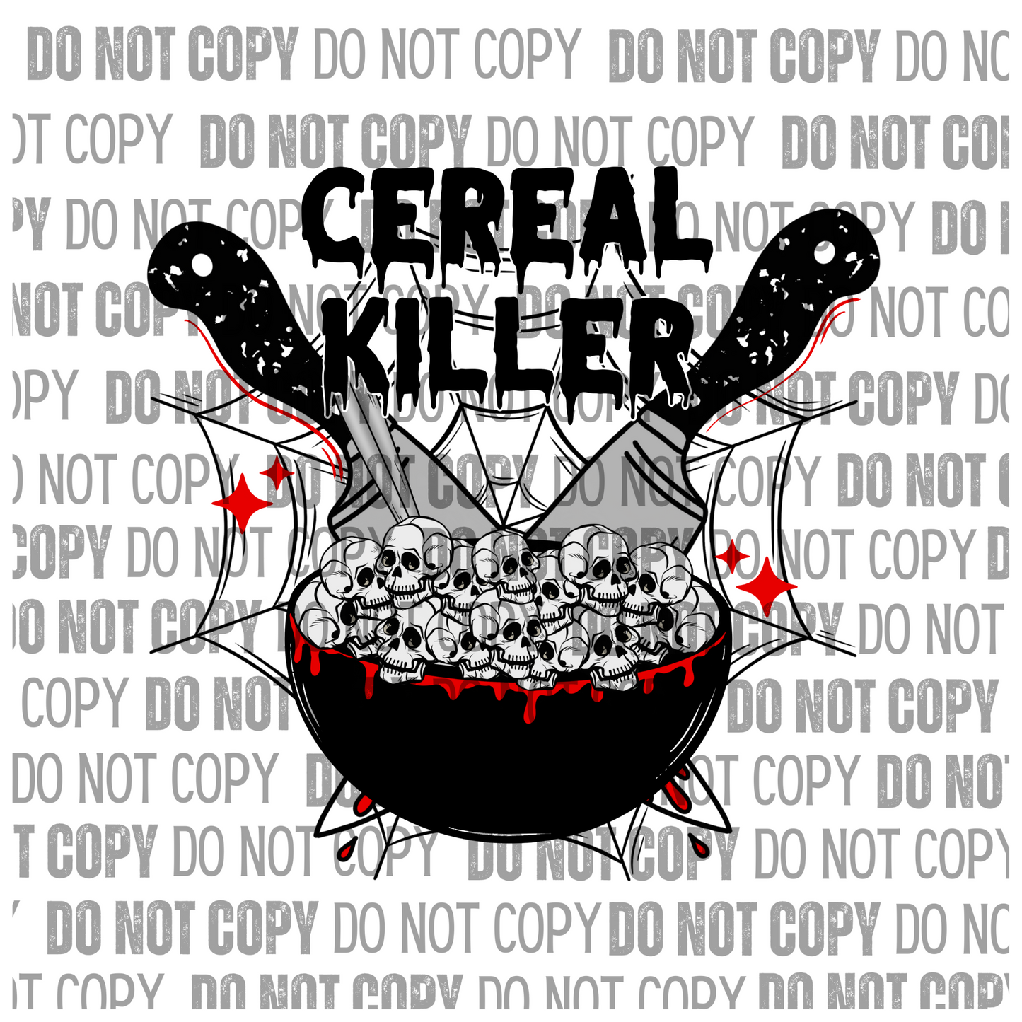 Cereal Killer Red - Decal