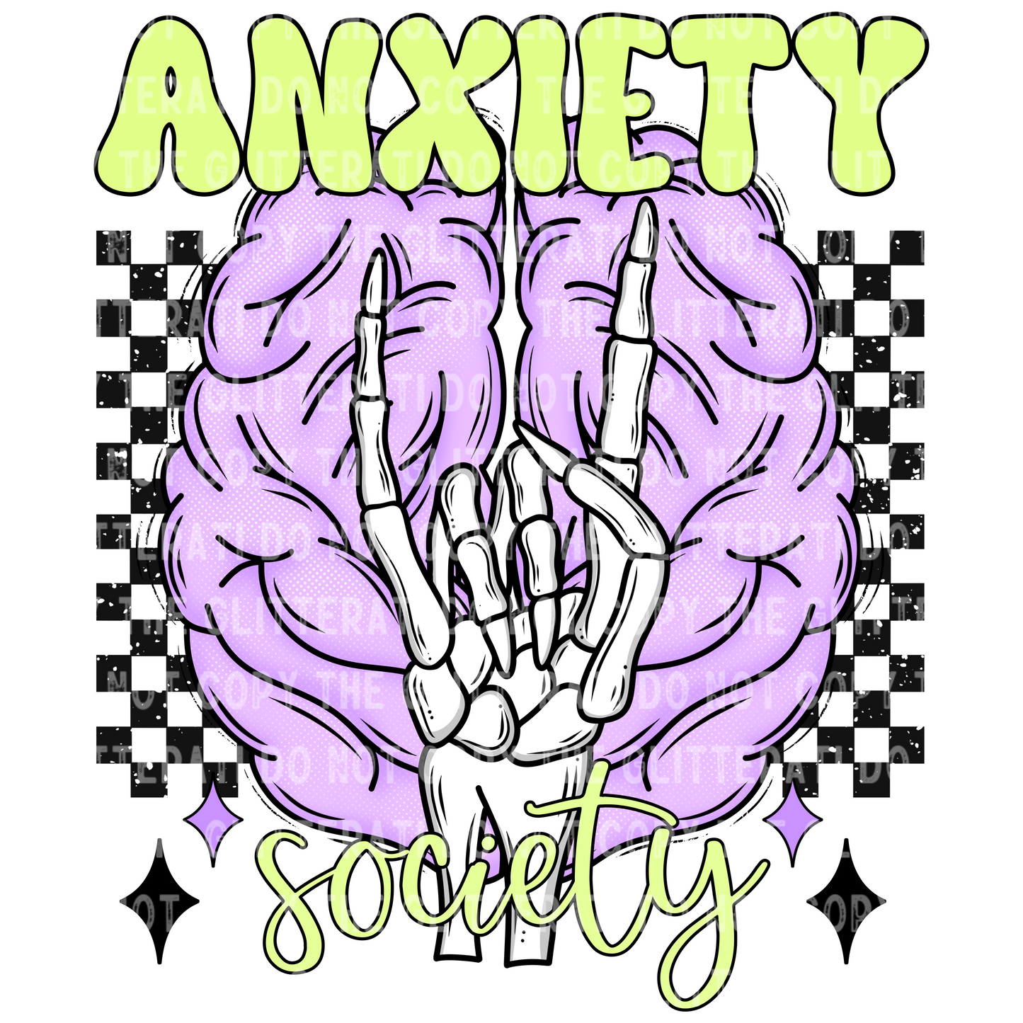 Anxiety Society - Decal