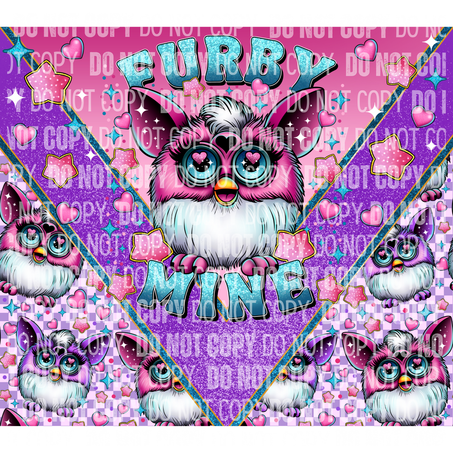 Furby Mine - Tumbler Wrap