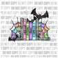 Witch Shelf Colorful - Decal