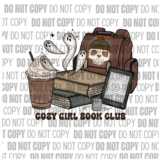 Cozy Girl Book Club - Decal