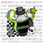 Poison Skull - Decal