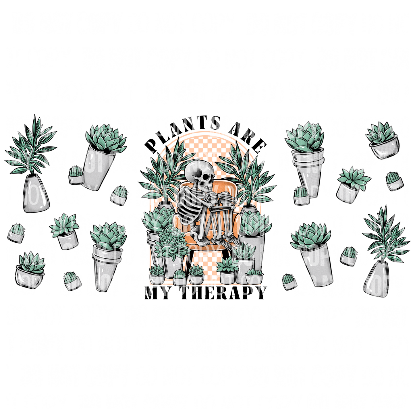 Plant Therapy - 16oz Libbey Sublimation Print
