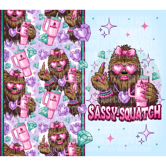 Sassy Sasquatch - Tumbler Wrap