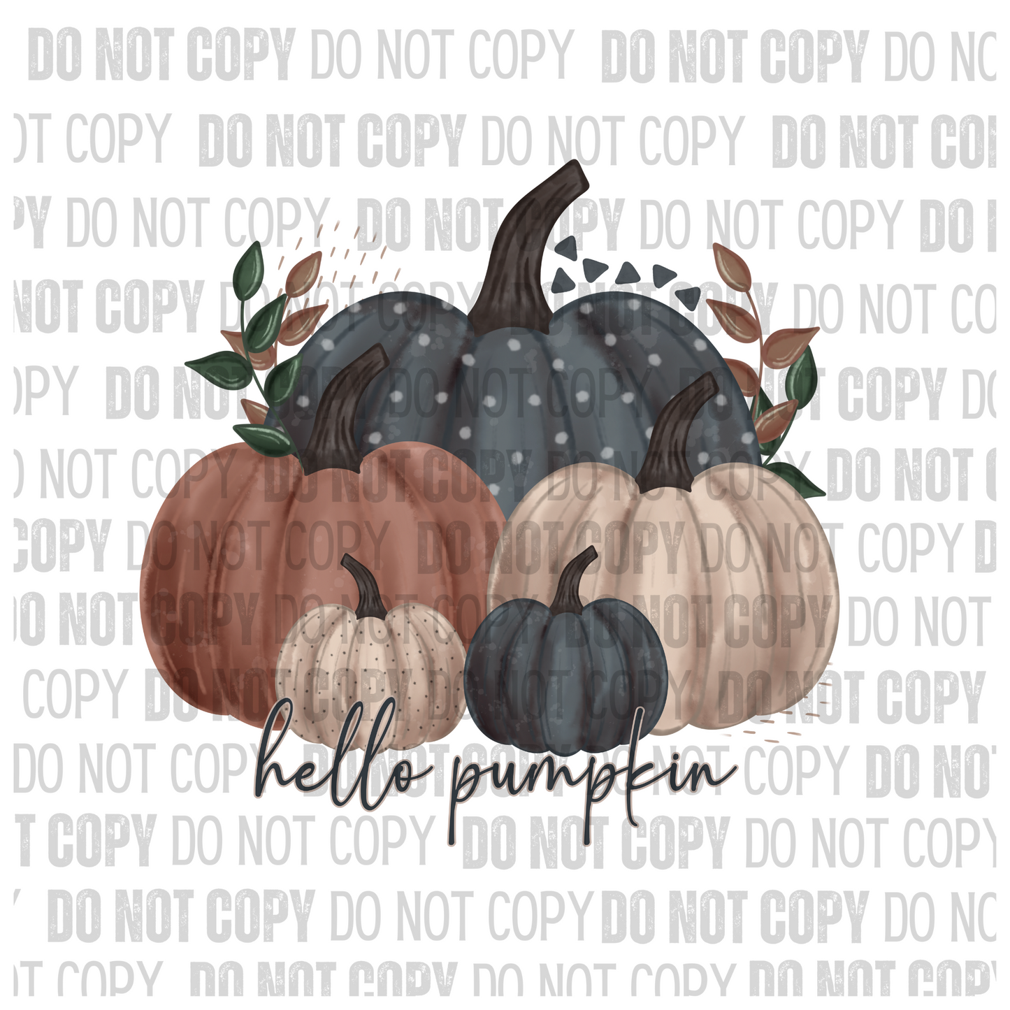 Hello Pumpkin - Decal