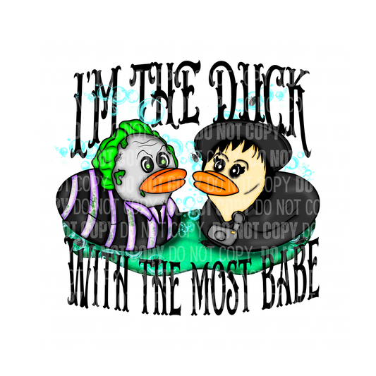 The Duck with the most - Decal