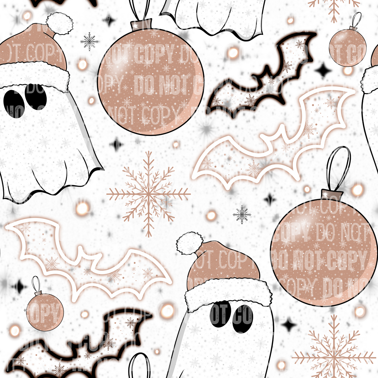 Santa Ghosts - Opaque Vinyl Sheet