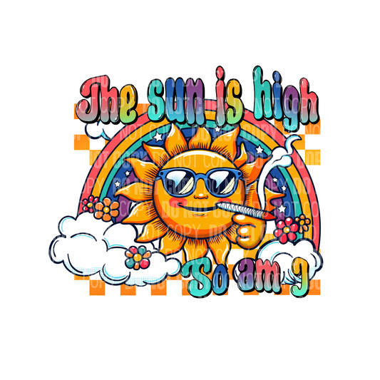 The Sun is High - Decal