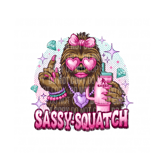 Sassy Sasquatch - Decal