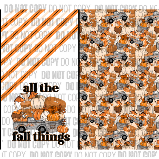 All The Fall Things- Tumbler Wrap