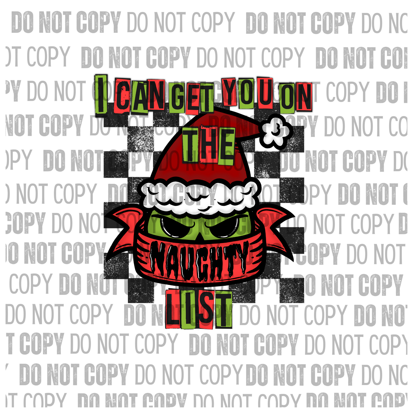 Get You On The Naughty List- Decal