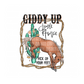 Giddy-up Jingle Horse - Decal