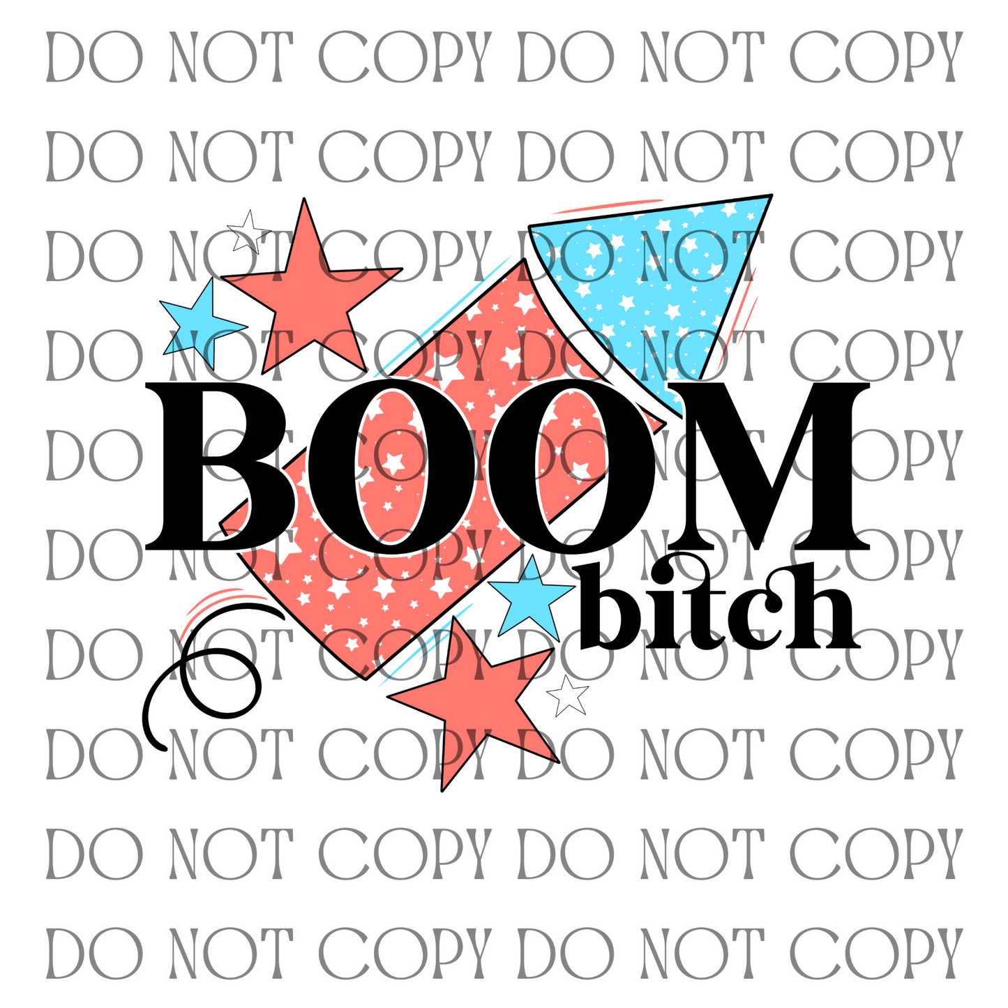 Boom Bitch - Decal