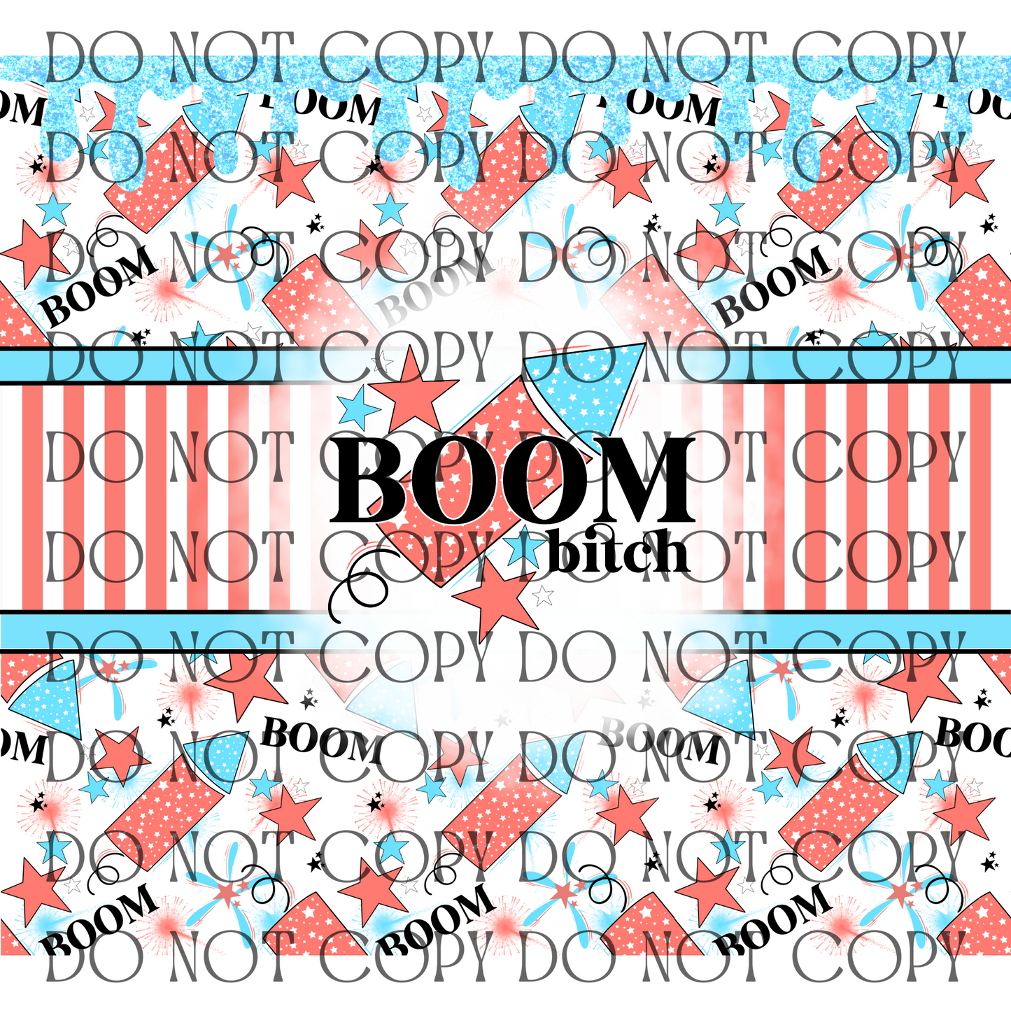 Boom Bitch - Tumbler Wrap