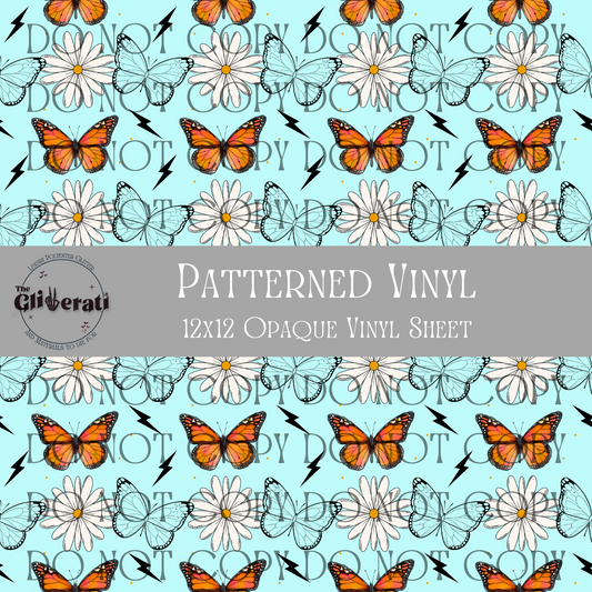 Butterfly Daisy - Opaque Vinyl Sheet