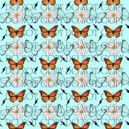 Butterfly Daisy - Opaque Vinyl Sheet