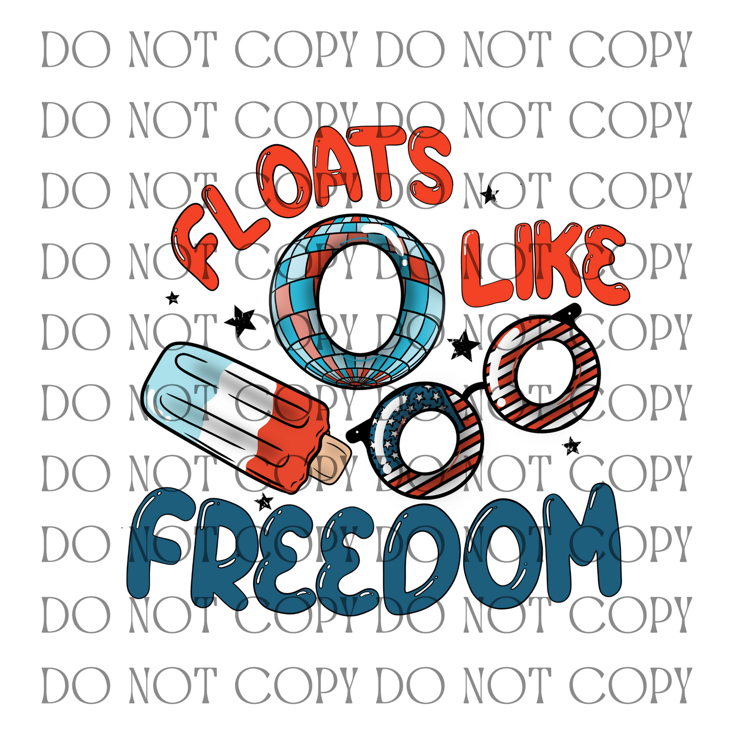Floats life Freedom - Decal
