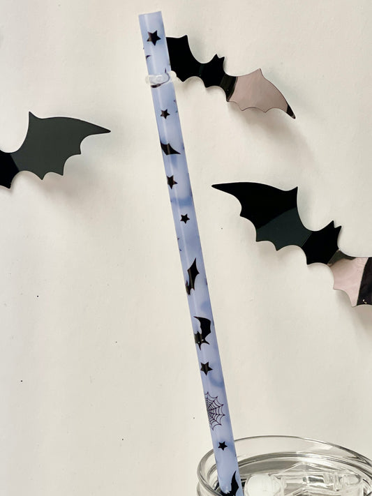 Color Changing Bats 10 inch Straw - Pack of 2