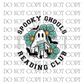 Spooky Ghouls Reading Club - Decal