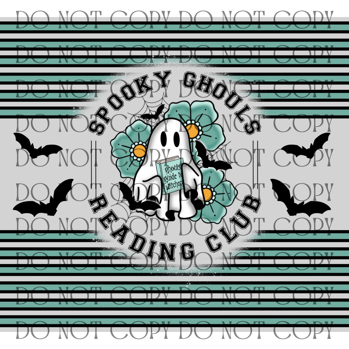 Spooky Ghouls Reading Club - Tumbler Wrap