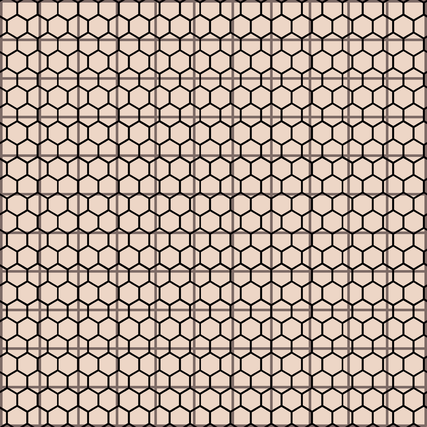 Honeycomb Pattern - Opaque Vinyl Sheet