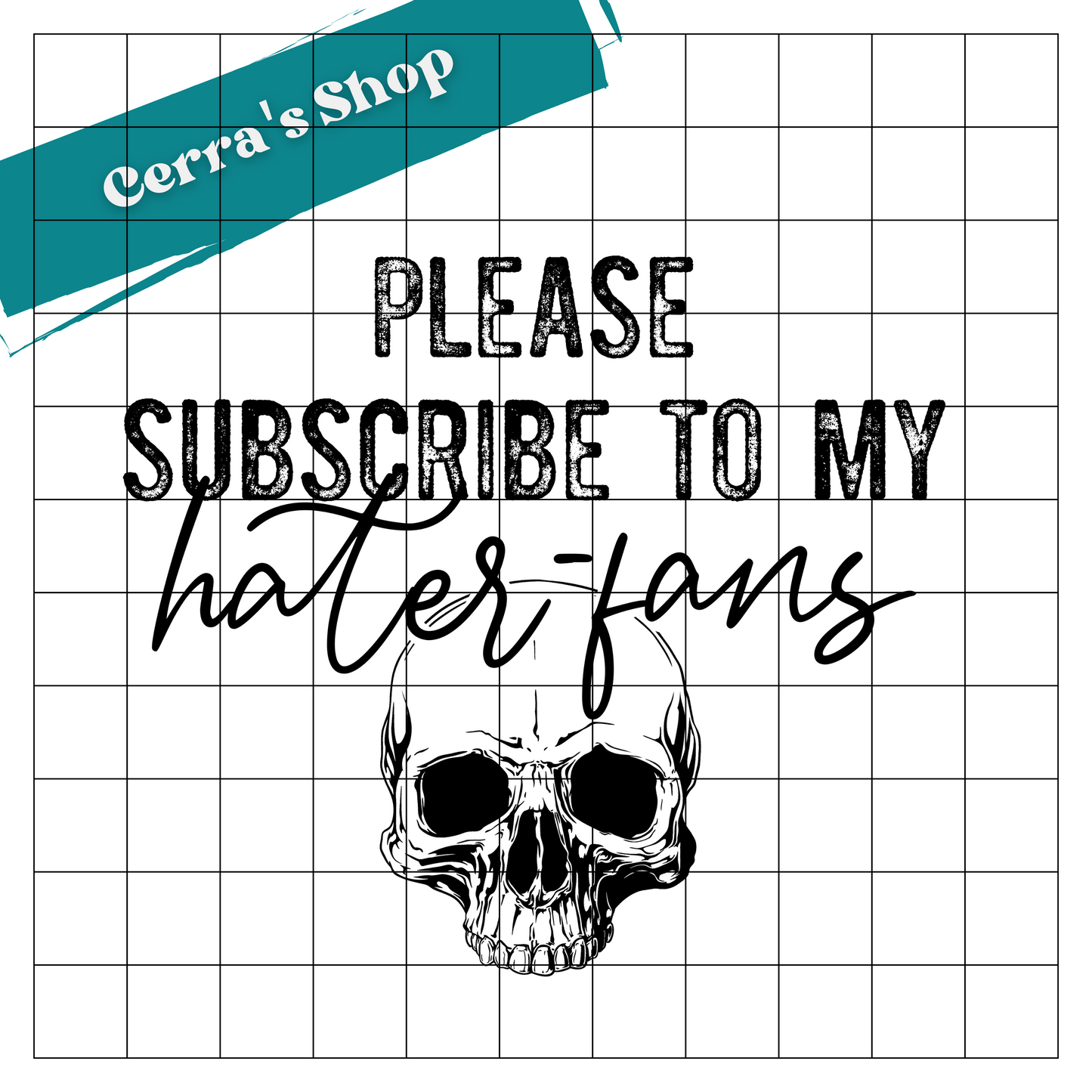 Hater-Fans Decal