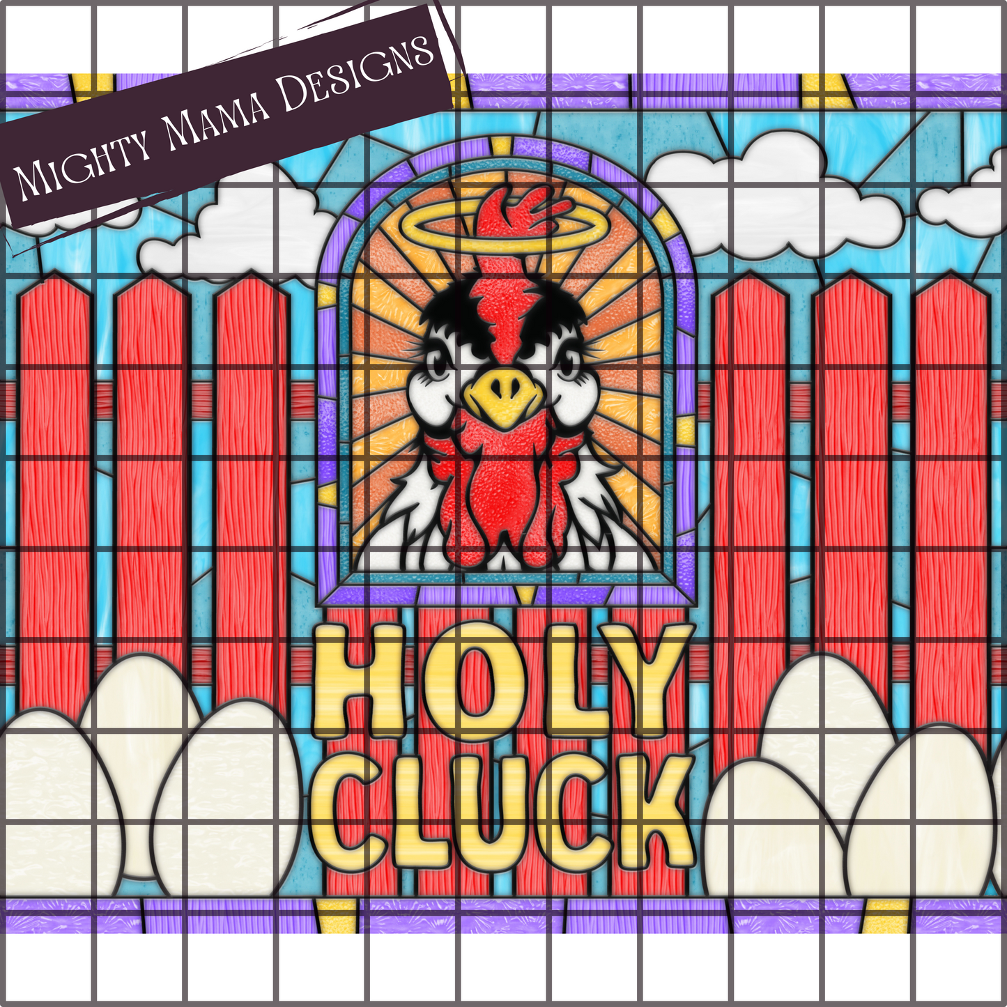 Holy Cluck - 20oz Tumbler Wrap