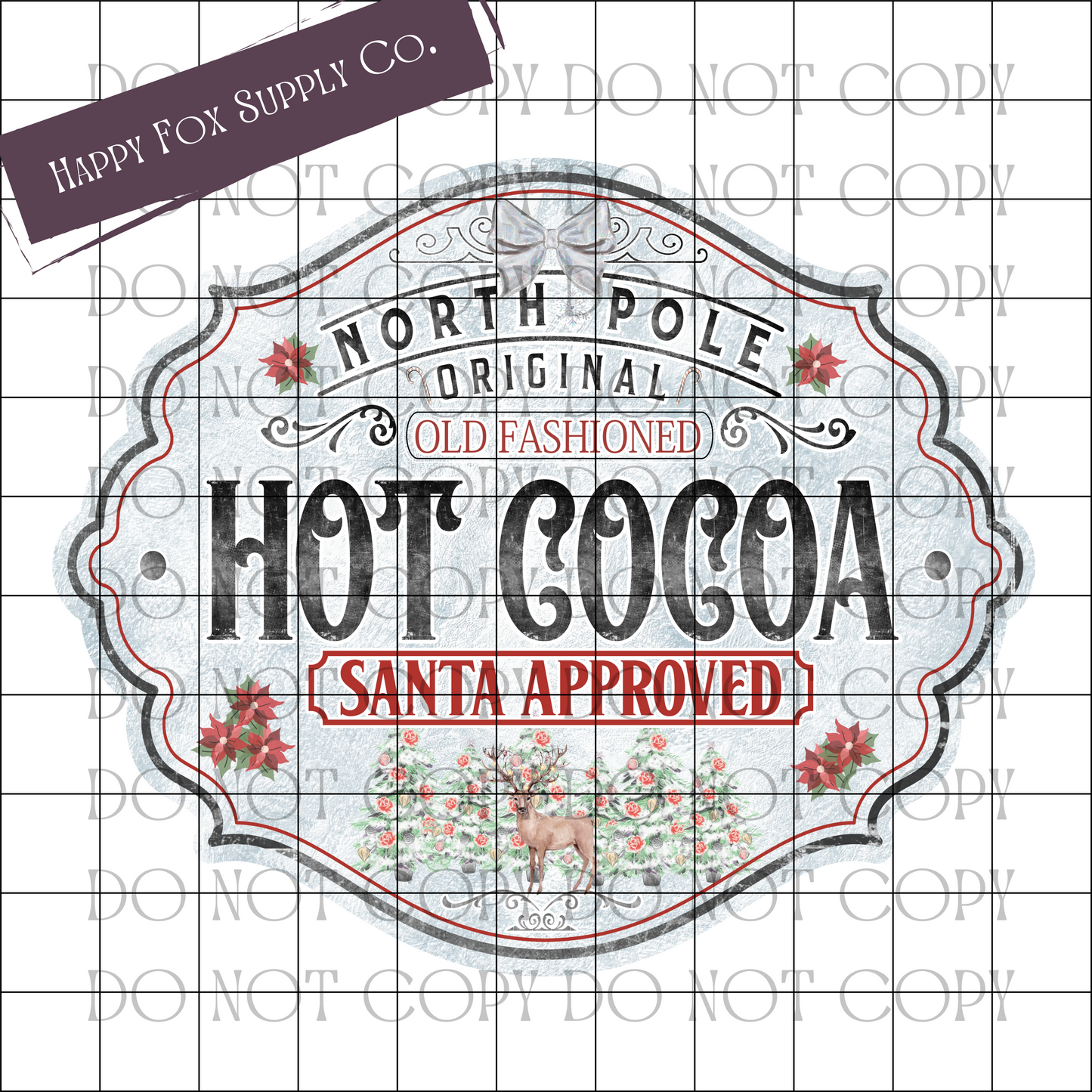 Hot Cocoa Label - Viny Decal