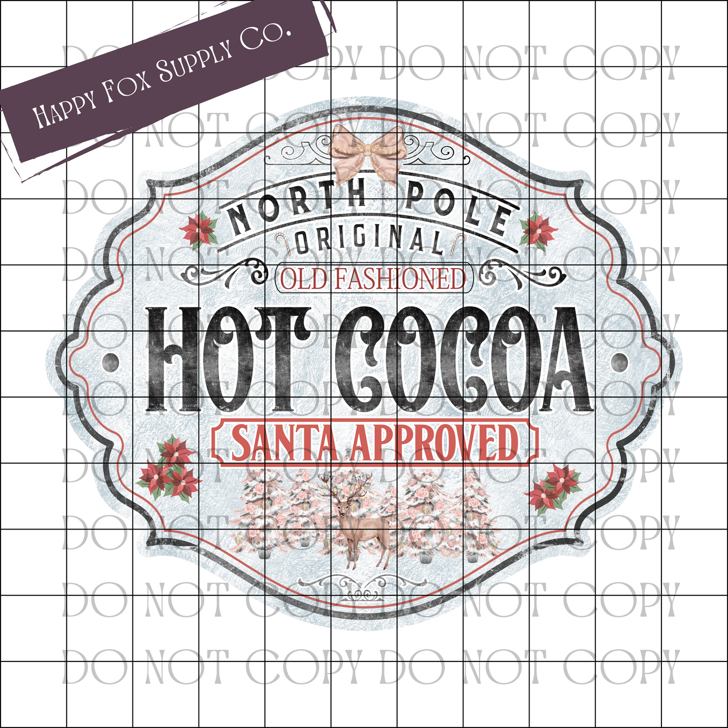 Hot Cocoa Label - Viny Decal