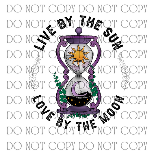 Live By the Sun -Decal