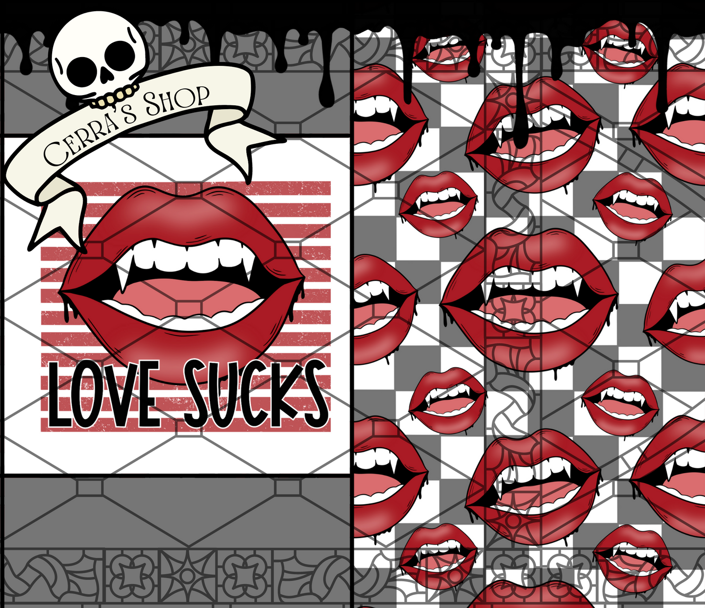 Love Sucks - Vinyl Tumbler Wrap