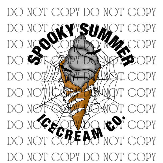 Spooky Summer Ice Cream - Decal