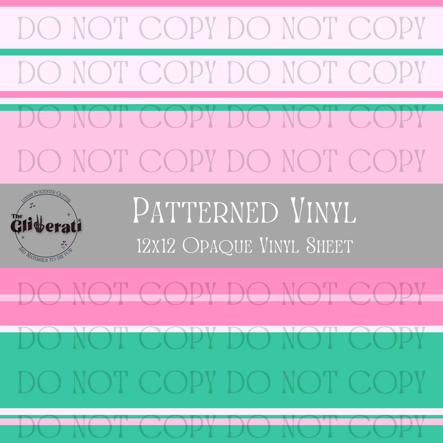 Spring Stripes - Opaque Vinyl Sheet
