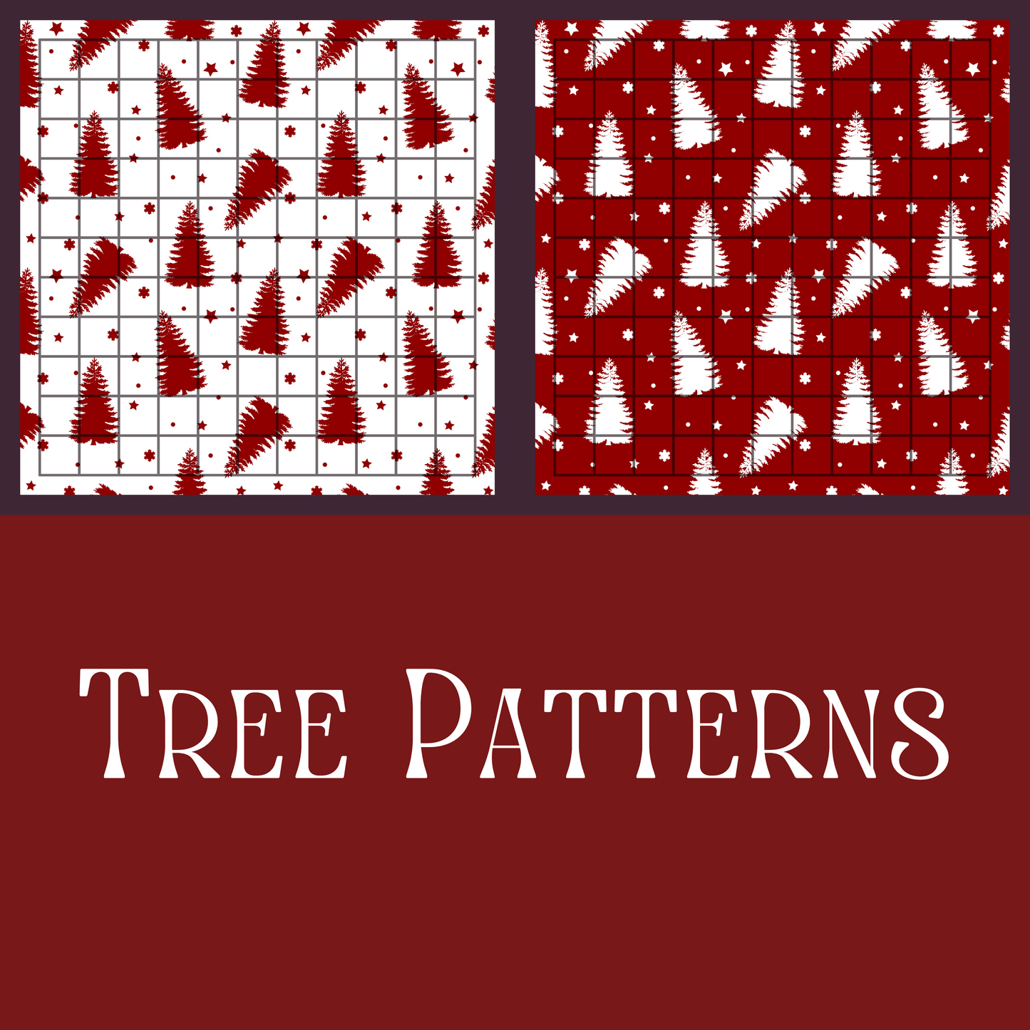 Tree Pattern Opaque Vinyl Sheet